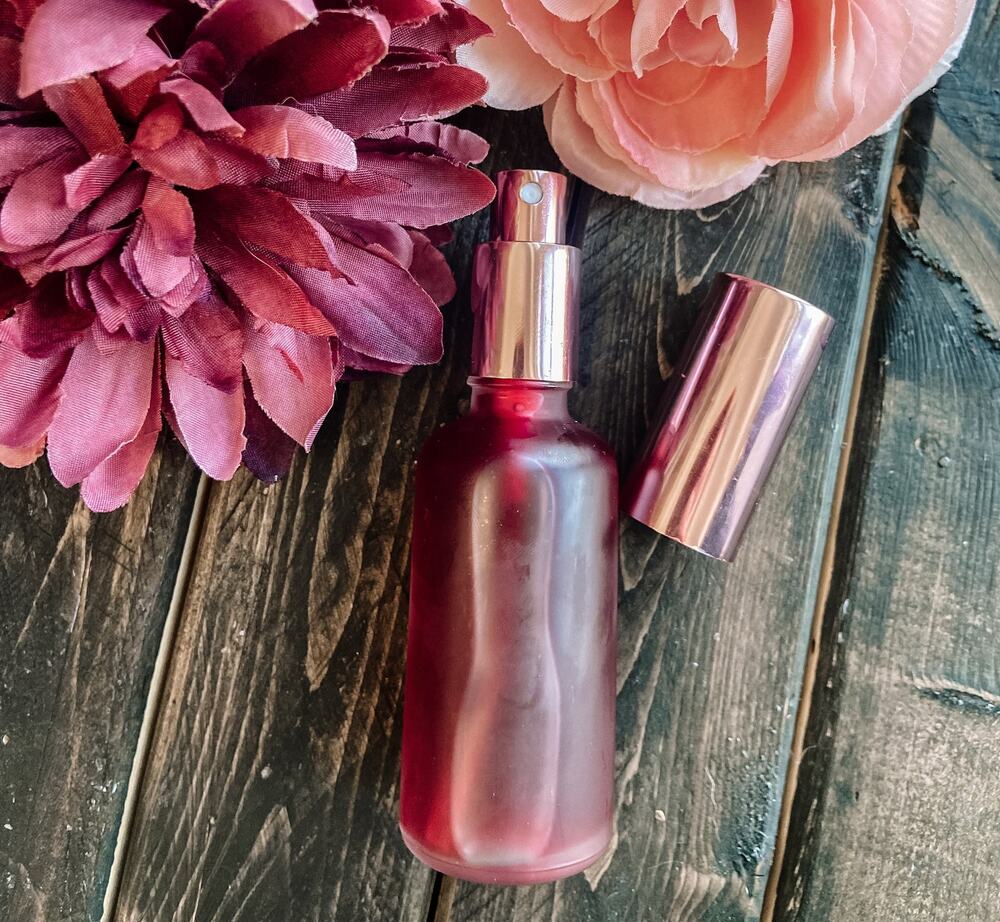 Rose and Hibiscus Facial Toner, Witch Hazel Free, by Sacred Lore Botanicals